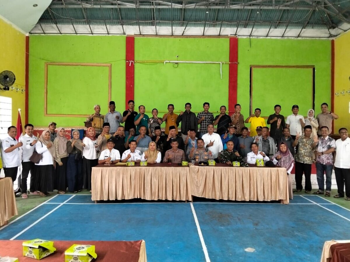 Sutera Gelar Rapat Koordinasi dan Deklarasi Damai Pilwana 2025, Camat Dailipal Netralitas Panitia Harga Mati