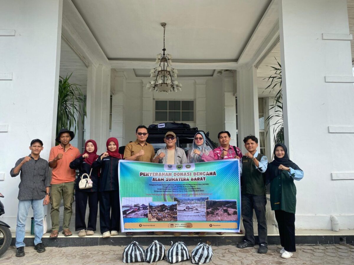 IKPP PBR Salurkan Bantuan untuk Korban Bencana Sumbar