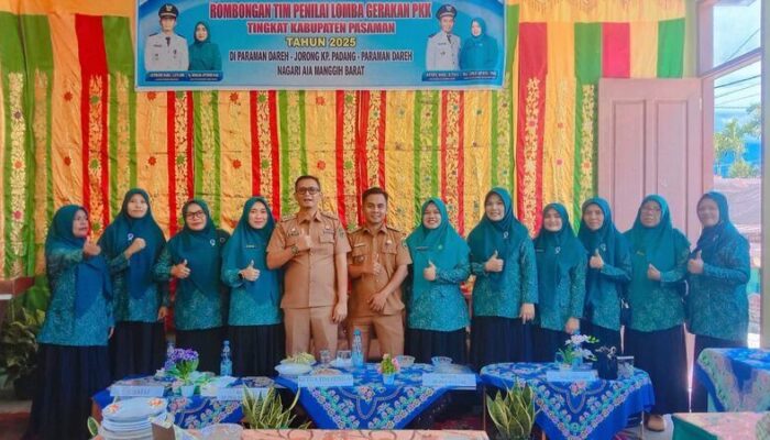 TP-PKK Nagari Aia Manggih Barat Dinilai Tim Kabupaten, Inovasi Tiap Pokja Jadi Sorotan