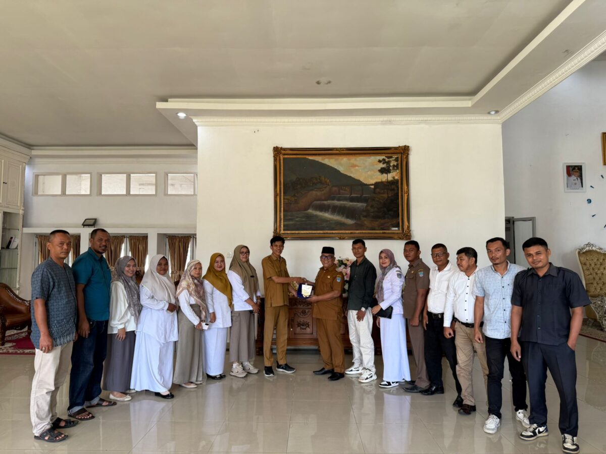 Serahkan Cindera Mata Kepada Bupati Yulianto, Penantian Panjang 2.695 Honorer Pasbar Berujung Bahagia