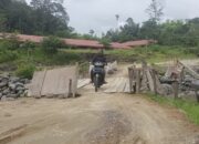 Jembatan Tergerus Lahar Dingin, Akses Warga Parambahan–Sungai Jambu Kian Terisolasi