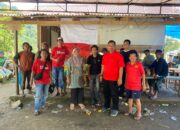 Yogi Yolanda Pimpin Tim PDIP Sumbar Masuki Nagari Sungai Batang yang Terputus Total”
