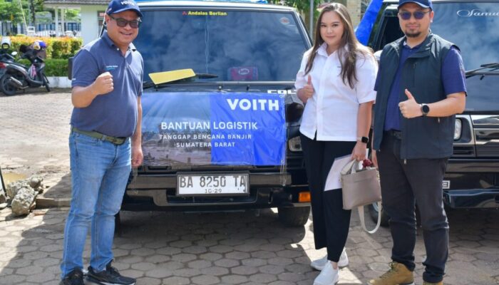 PT Voith Paper Rolls Bantu Korban Bencana di Agam