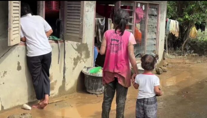 Banjir Sungai Batang Ulakan Rendam Kampuang Galapuang, 170 KK Mengungsi