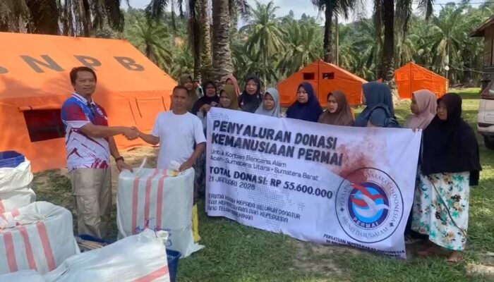 PERMAI Bantu Warga Sumbar Terdampak Bencana