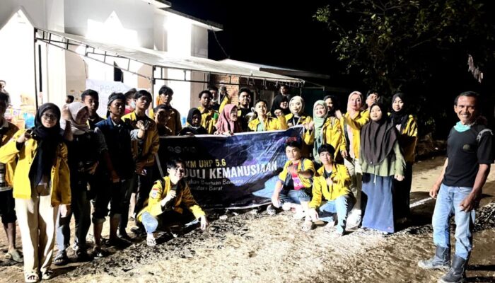 BEM KM UNP Salurkan Bantuan Senilai Rp40 Juta