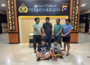 Polisi Tangkap Dua Pelaku Penyalahguna Sabu di Ranah Pesisir Pessel