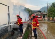 Kebakaran di Padang Besi, 1 Warga Alami Luka Bakar