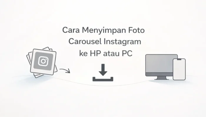 Cara Menyimpan Foto Carousel Instagram ke HP atau PC