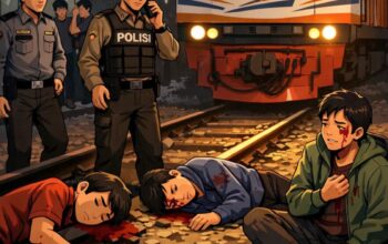 3 Remaja Terpemper Kereta Api di Kawasan Parupuak Tabiang, 2 Meninggal 1 Kritis