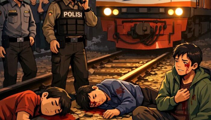 3 Remaja Terpemper Kereta Api di Kawasan Parupuak Tabiang, 2 Meninggal 1 Kritis