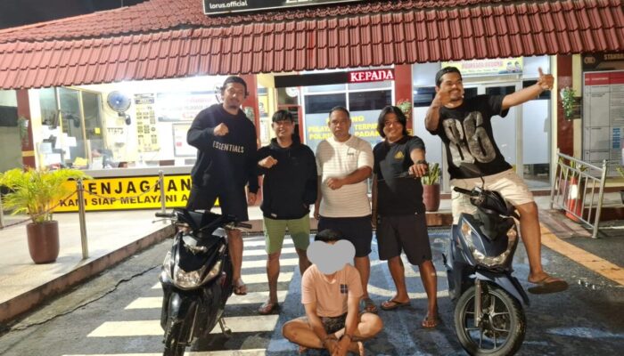 Tinggalkan Kunci di Kontak, Warga Kuranji Kecurian Sepeda Motor, Pelaku Ditangkap Saat Tidur