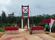 Jembatan Gantung Lubuk Botung Diresmikan, Akses Masyarakat Semakin Mudah