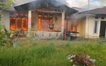 3 Petak Rumah di Tabiang Banda Gadang Terbakar, Kerugian Capai Rp500 Juta
