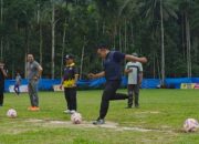Prima Maifirson lakukan Tendangan Pertama beri Semangat Sport Tourism di Talang Maur