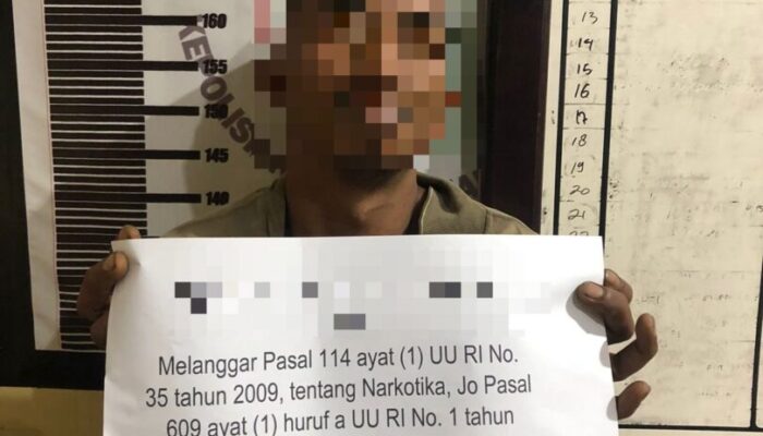 Edarkan Sabu di Dharmasraya, Pria Asal Jambi Diringkus Polisi