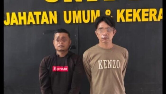 Dua Pria di Pasaman Rampok Ibu-Ibu, Kerugia  Mencapai Rp125 Juta