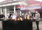 Kejaksaan Negeri Pasaman Barat Musnahkan Barang Bukti Tindak Pidana Umum