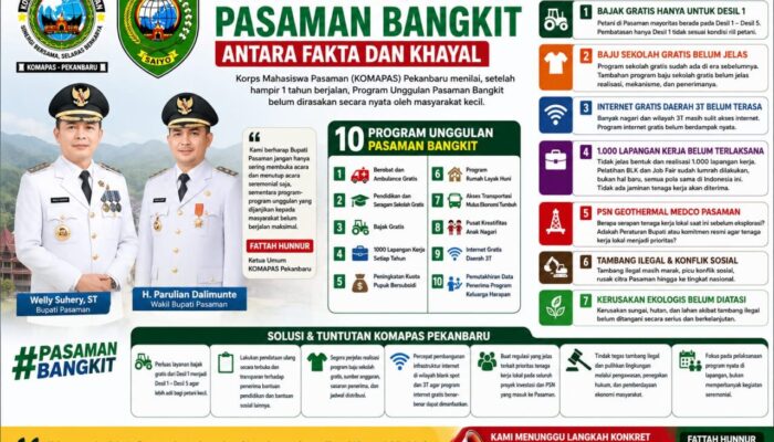 Setahun “Pasaman Bangkit”, Sejumlah Program Unggulan Mulai Disorot Masyarakat