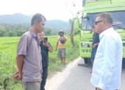 Khairuddin Simanjuntak Geram, Tegur Truk Bermuatan Berat di Ruas Jalan Kumpulan – Padang Sawah
