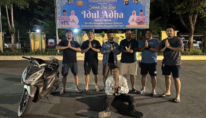 Nekat Curi Sepeda Motor dengan Gunting, TS Takluk Ditangan Tim Klewang Polresta Padang