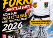 Pasaman Tuan Rumah Kejurda Forki Sumbar, Seribu Karateka  Ditargetkan Ambil Bagian