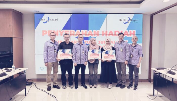 Pemenang Lomba Karya Tulis Bank Nagari Diumumkan, Wartawan Harian Haluan Afrianita Raih Juara 2
