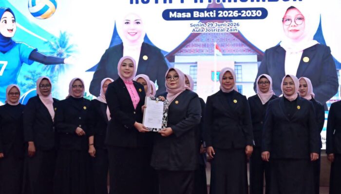 Pengurus PERWOSI Payakumbuh 2026–2030 Dikukuhkan, Pemko Perkuat Budaya Olahraga Perempuan untuk Masyarakat Sehat