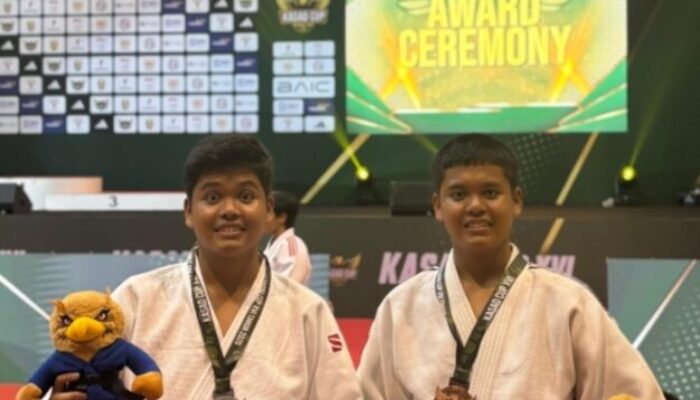 Judoka Kembar Asal Dharmasraya Raih Medali di KASAD Cup