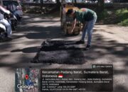 Respons Cepat Aduan Warga, DPUPR Padang Intensif Tambal Jalan Berlubang