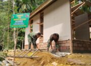 Hari Ketiga TMMD ke-129, Rehab 7 RTLH di Buluah Kasok Capai Progres 18 Persen