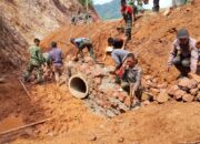 TMMD ke-129 Kodim 0306/50 Kota, Pembangunan Jalan Buluh Kasok Capai 68 Persen