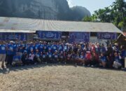 Sambut HUT RI dan HUT Partai, Kader Partai Demokrat Bersihkan Kawasan Wisata Harau Lewat Gerakan Langit Biru Indonesia Asri