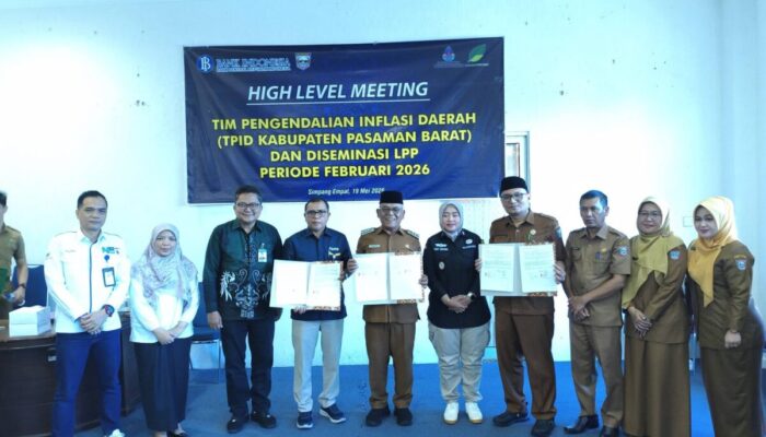 Pemkab Pasbar dan BI Perkuat Pengendalian Inflasi, Cadangan Pangan Daerah Disiapkan