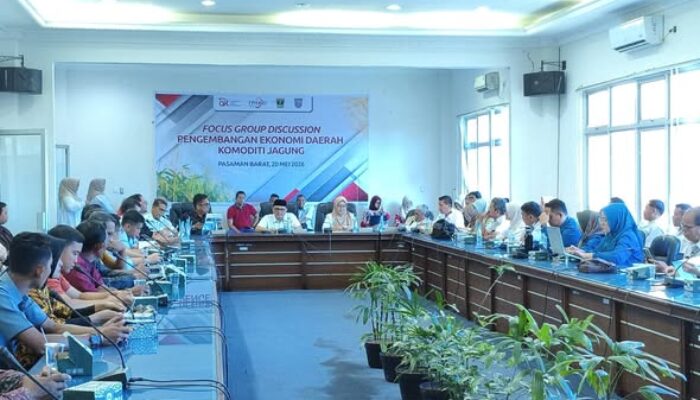 Pemkab Pasbar Dorong Penguatan Ekonomi Jagung lewat FGD dan Kolaborasi Lintas Sektor
