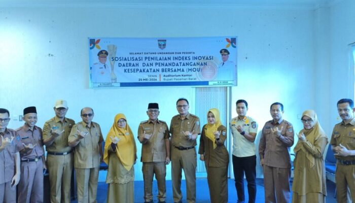 Bupati Yulianto Dorong OPD Pasbar Perkuat Inovasi Pelayanan Publik