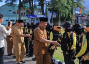 Bupati Welly Suhery Lepas Kontingen Pramuka Pasaman ke Jambore Nasional di Cibubur