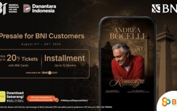 BNI Hadirkan Akses Eksklusif Menikmati Andrea Bocelli “Romanza” di Indonesia
