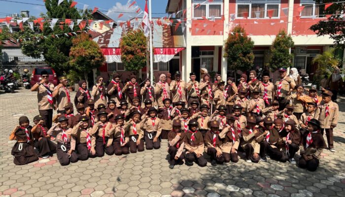 Komitmen Pembinaan Generasi Muda melalui Kepramukaan, SD Gugus 8 Kota Bukittinggi Laksanakan Latihan Gabungan