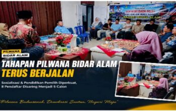 Pecahkan Rekor Pilwana Solok Selatan” Bidar Alam Sumbang Delapan Kandidat Terbanyak