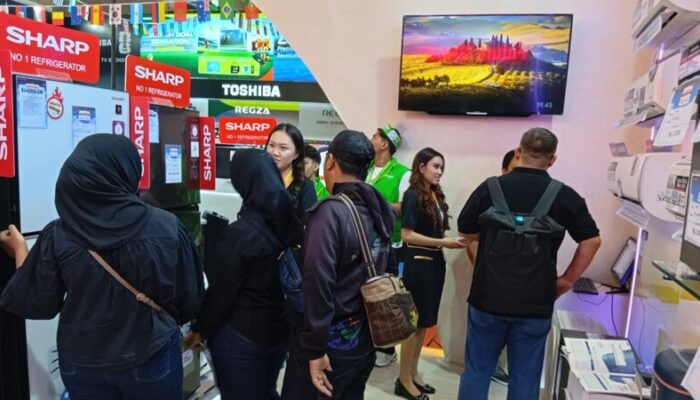 Sharp Bidik Penjualan Naik 20 Persen di Jakarta Fair 2026, Tebar Promo hingga Hadiah Mobil