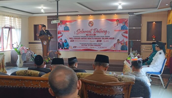 DPRD Harap Wali Nagari Baru Bawa Perubahan untuk Talang Maur