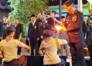 Upacara Taptu dan Pawai Obor Bukittinggi Peringati HUT Kemerdekaan RI ke-81