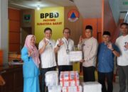 Bank Nagari Salurkan 50 Kg Rendang dan Bantuan Rp50 Juta untuk Korban Gempa NTT