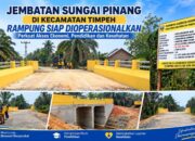 Jembatan Sungai Pinang Di Timpeh Rampung, Memperkuat Konekvitas Dan Akses Masyarakat