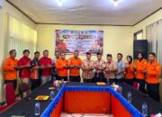 Kwarcab Pasbar Tandatangan PKS Pencarian dan Pertolongan Serta Pembentukan Saka SAR dengan Basarnas