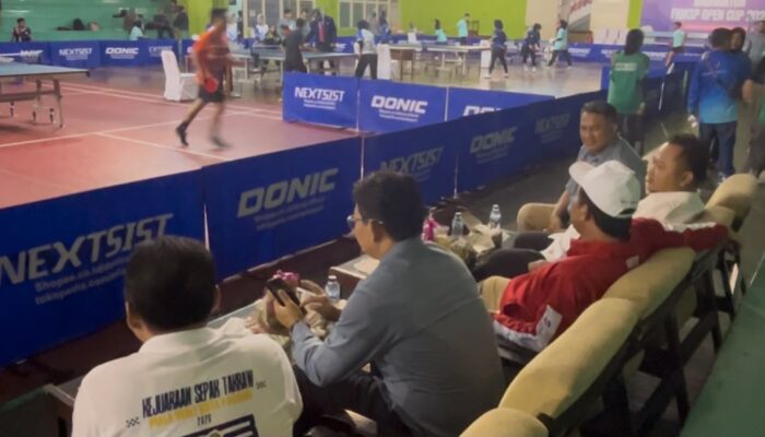 Hamdanus Buka Cabor Tenis Meja Porprov XVI Sumbar, Atlet Dibidik untuk Porwil dan Pra-PON 2027