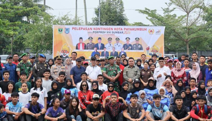 Lepas 500 Kontingen Porprov Sumbar, Wako Zulmaeta: Raih Prestasi Tertinggi, Jaga Nama Baik Payakumbuh